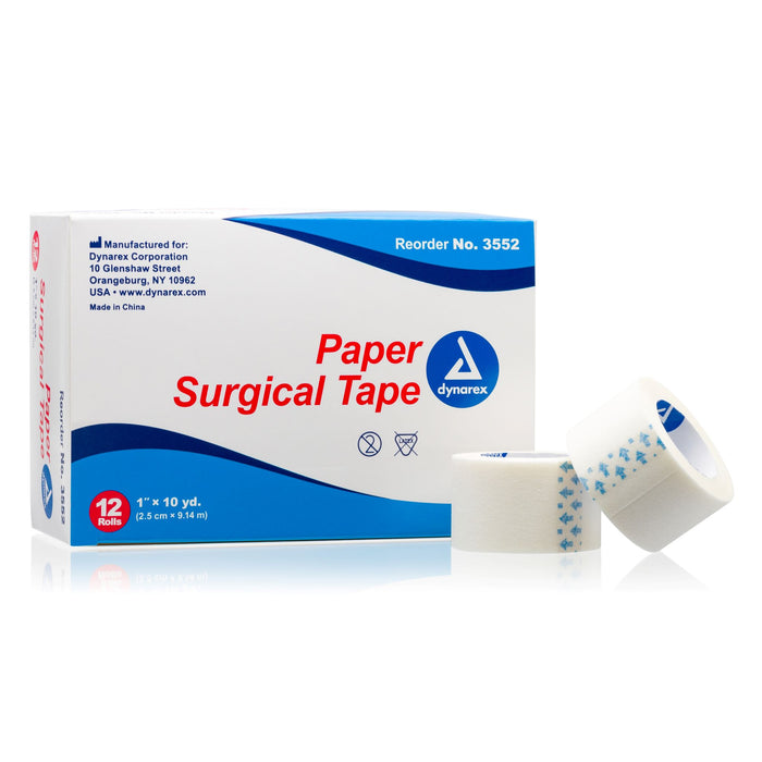 Paper Surgical Tape 1 x 10 yds (Box of 12)